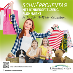 Plakat+Schn%c3%a4ppchentag+mit+Kinderspielzeug-Flohmarkt